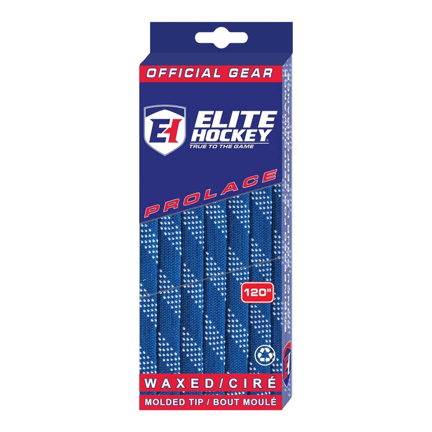 Schnürsenkel gewachst Elite Hockey Blau