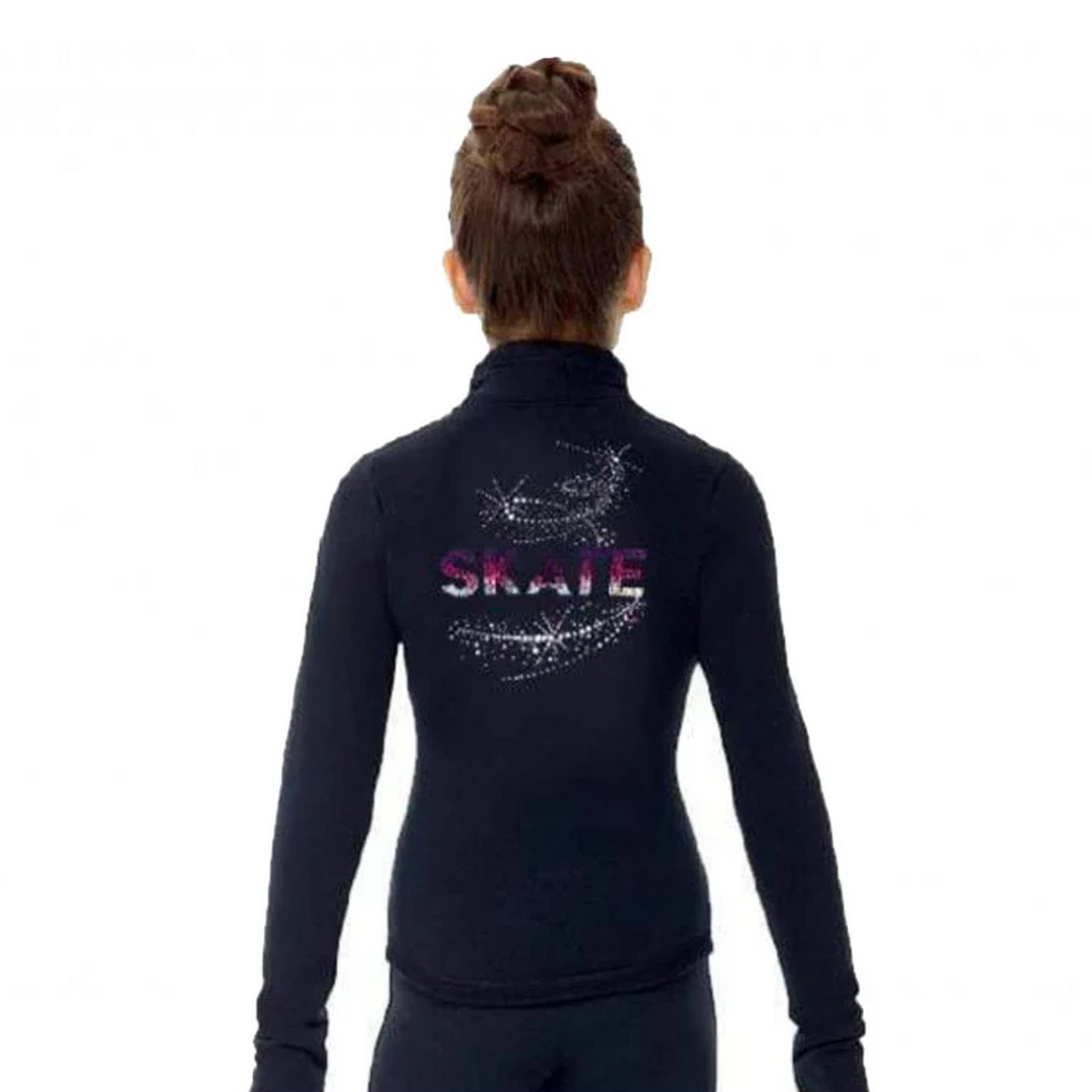 Jacket Mondor Polartec with strass 24490 black
