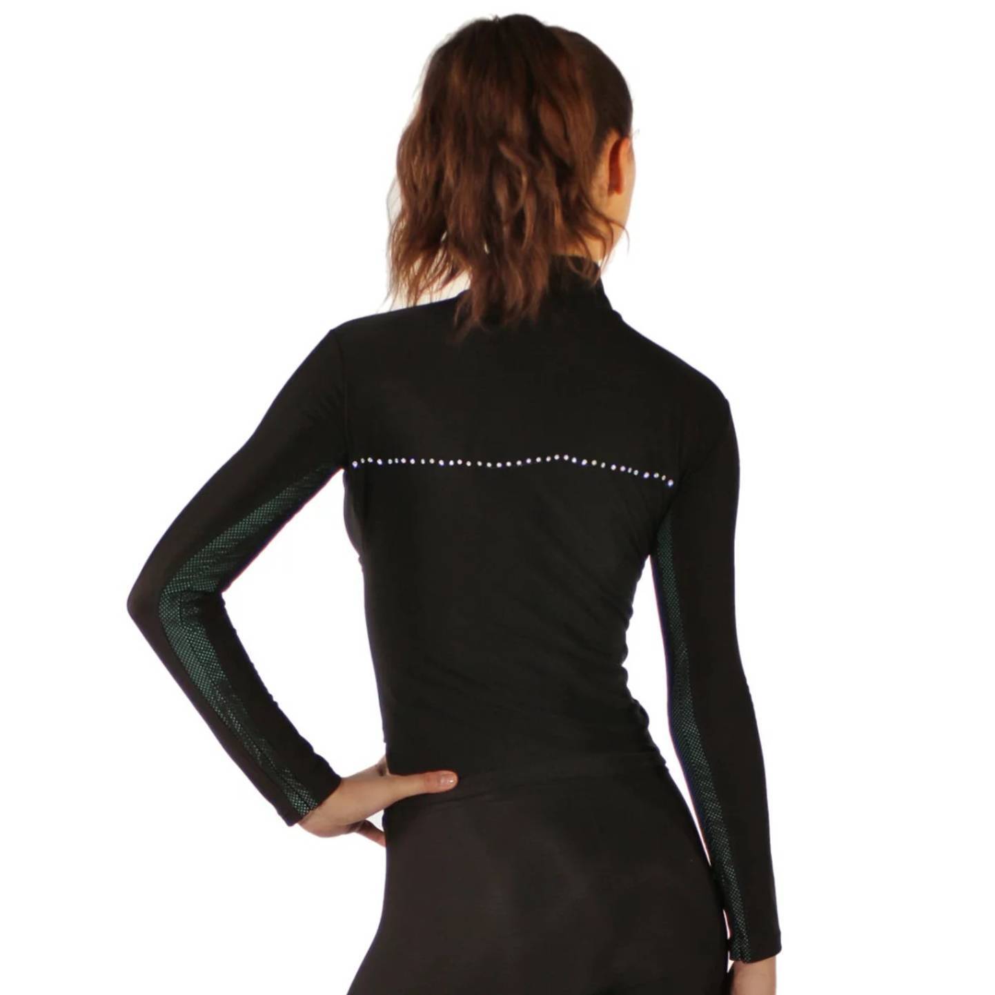 Primavera 281 thermo jacket with rhinestones