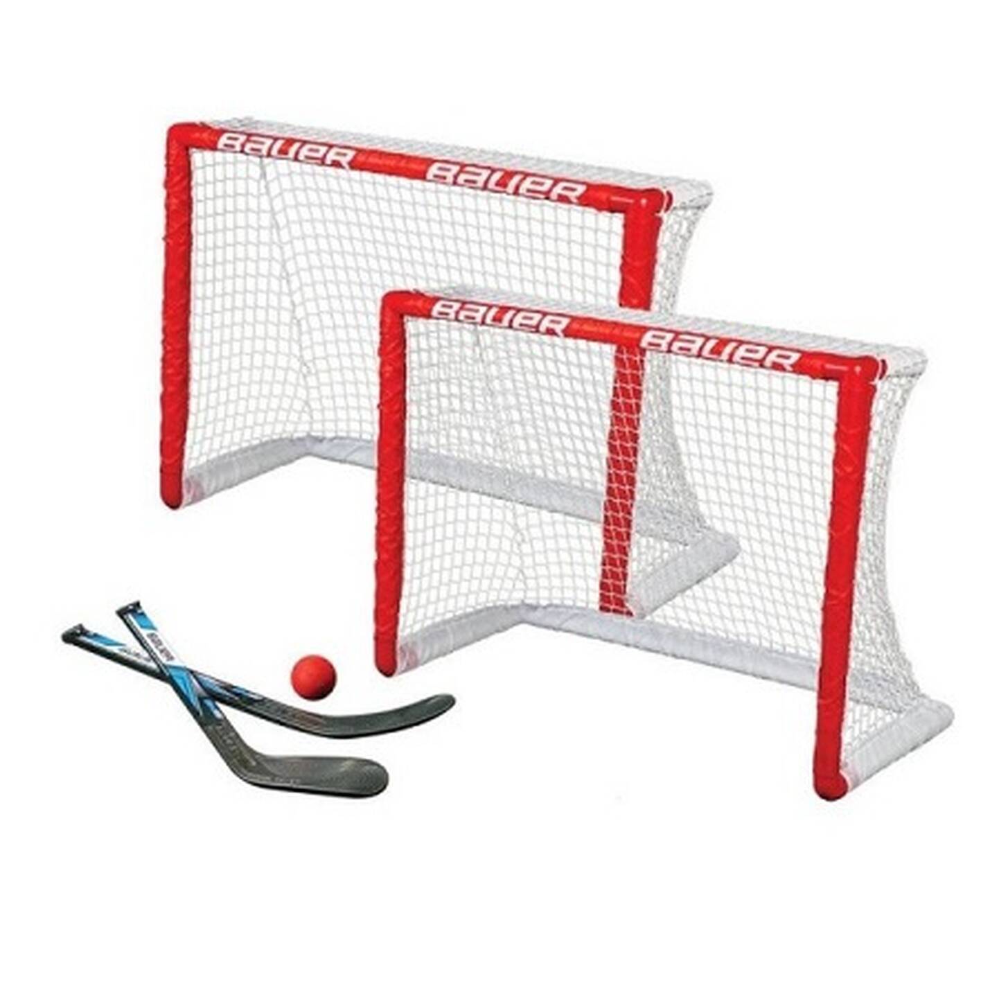 Mini goal set (2x) and mini Stick (2x) Bauer