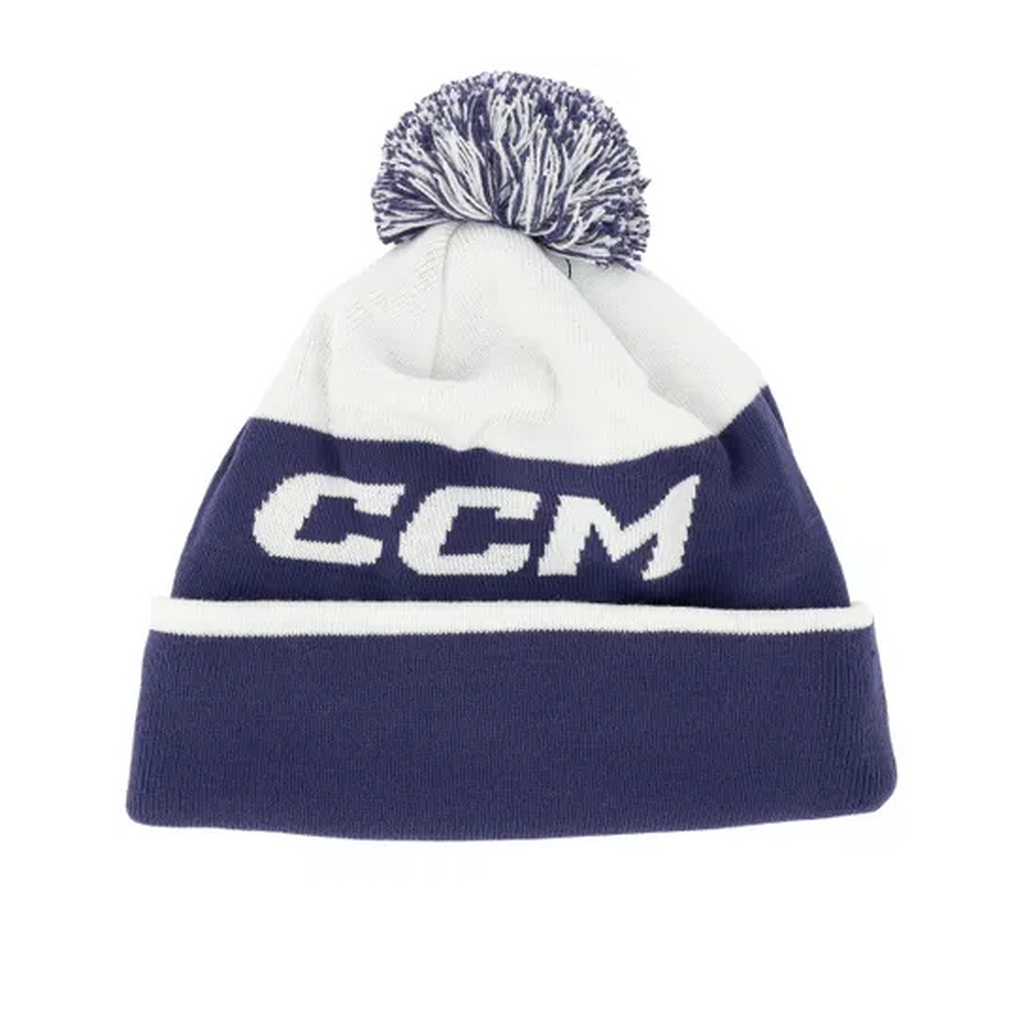 CCM Knit Polar Fleece-Mütze mit Bommel