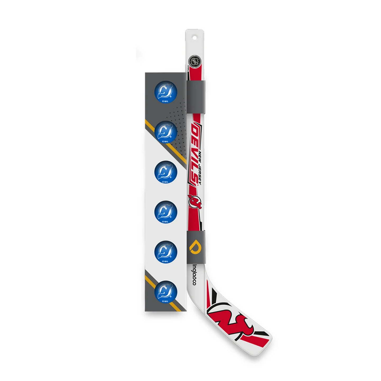 Mini Stick, 1 Stock + 6 Balls New Jersey Devils