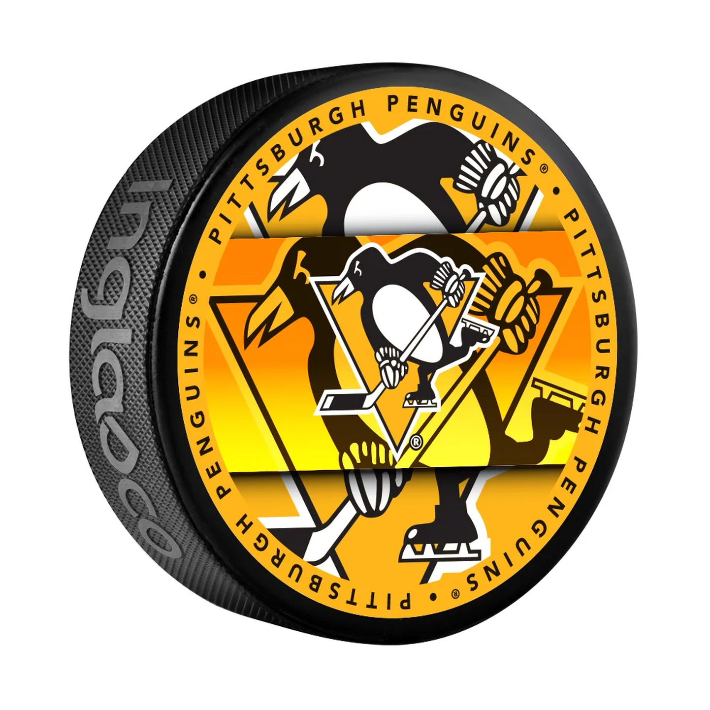 Puck NHL médaillon Pittsburgh