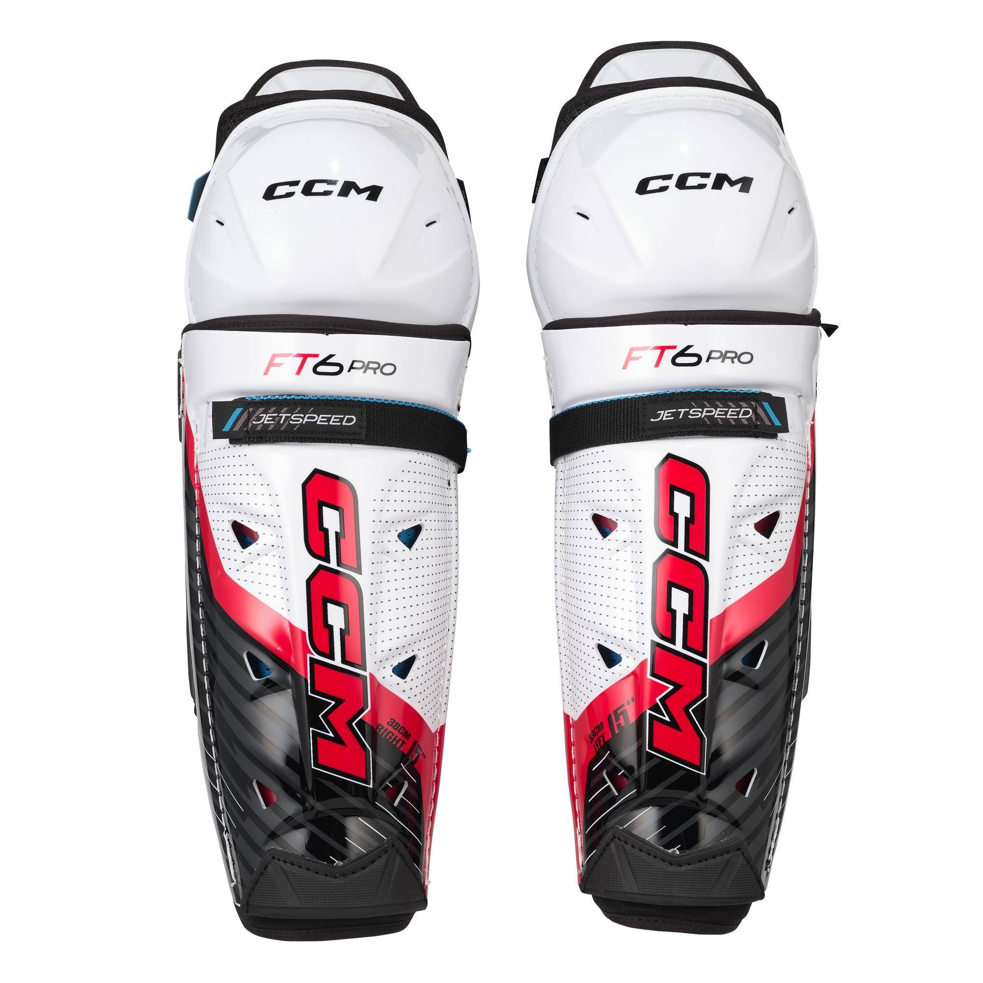 CCM Jetspeed FT6 Pro JR Shin guards