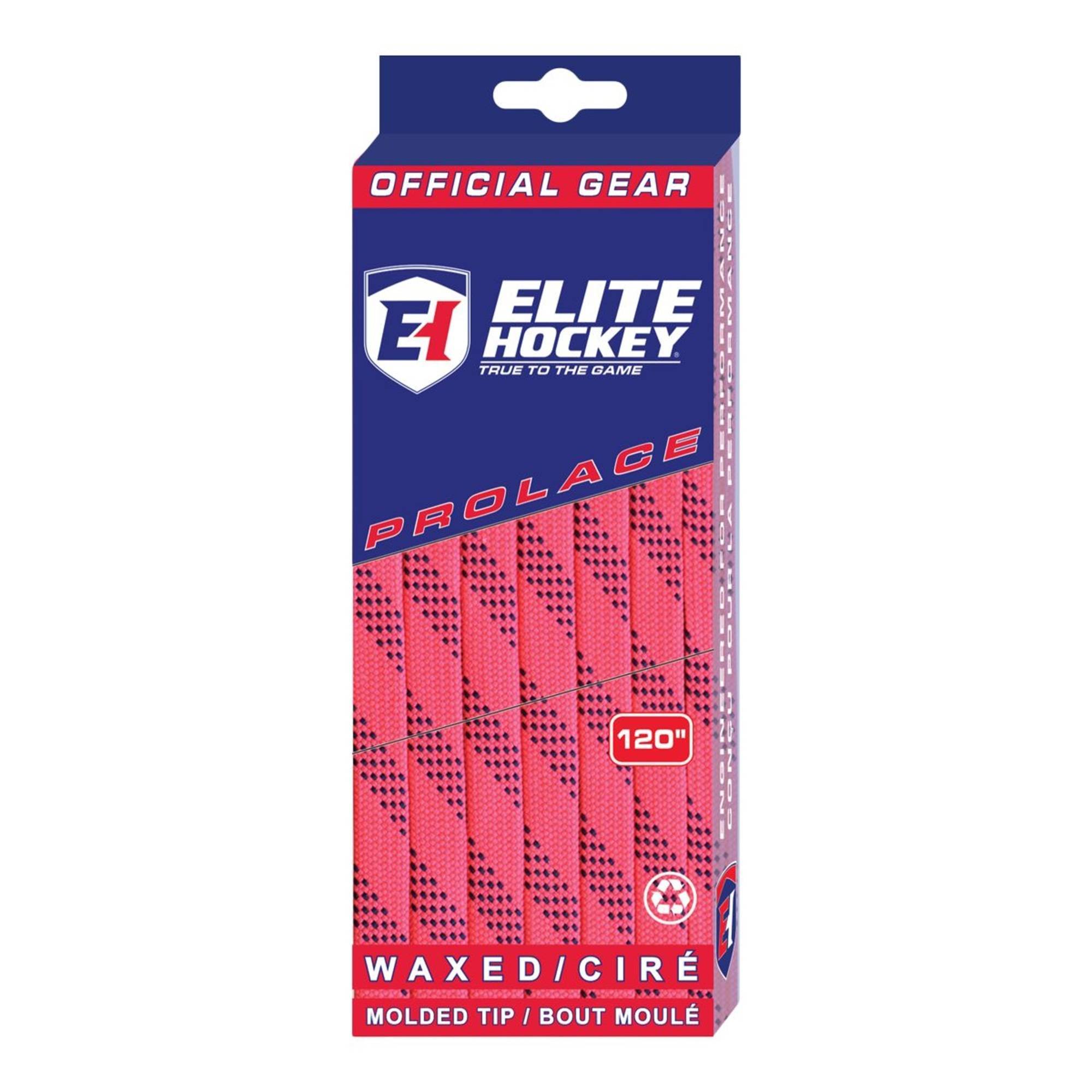 Waxed laces Elite Hockey Pink 