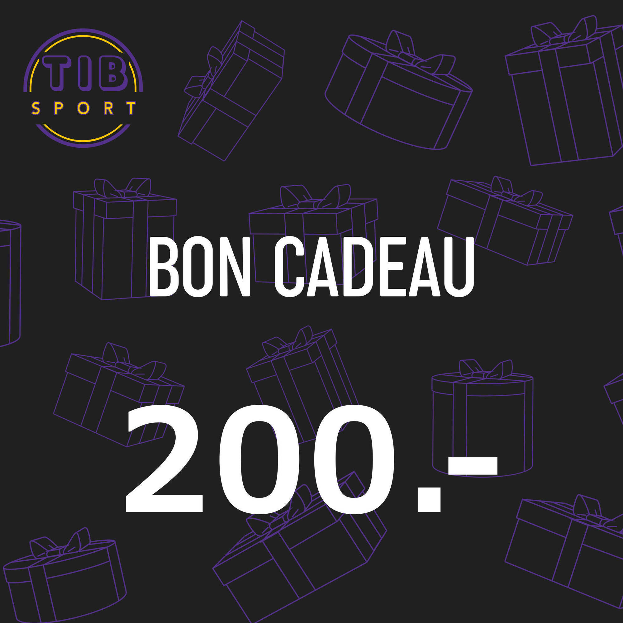 Bon cadeau 200 CHF