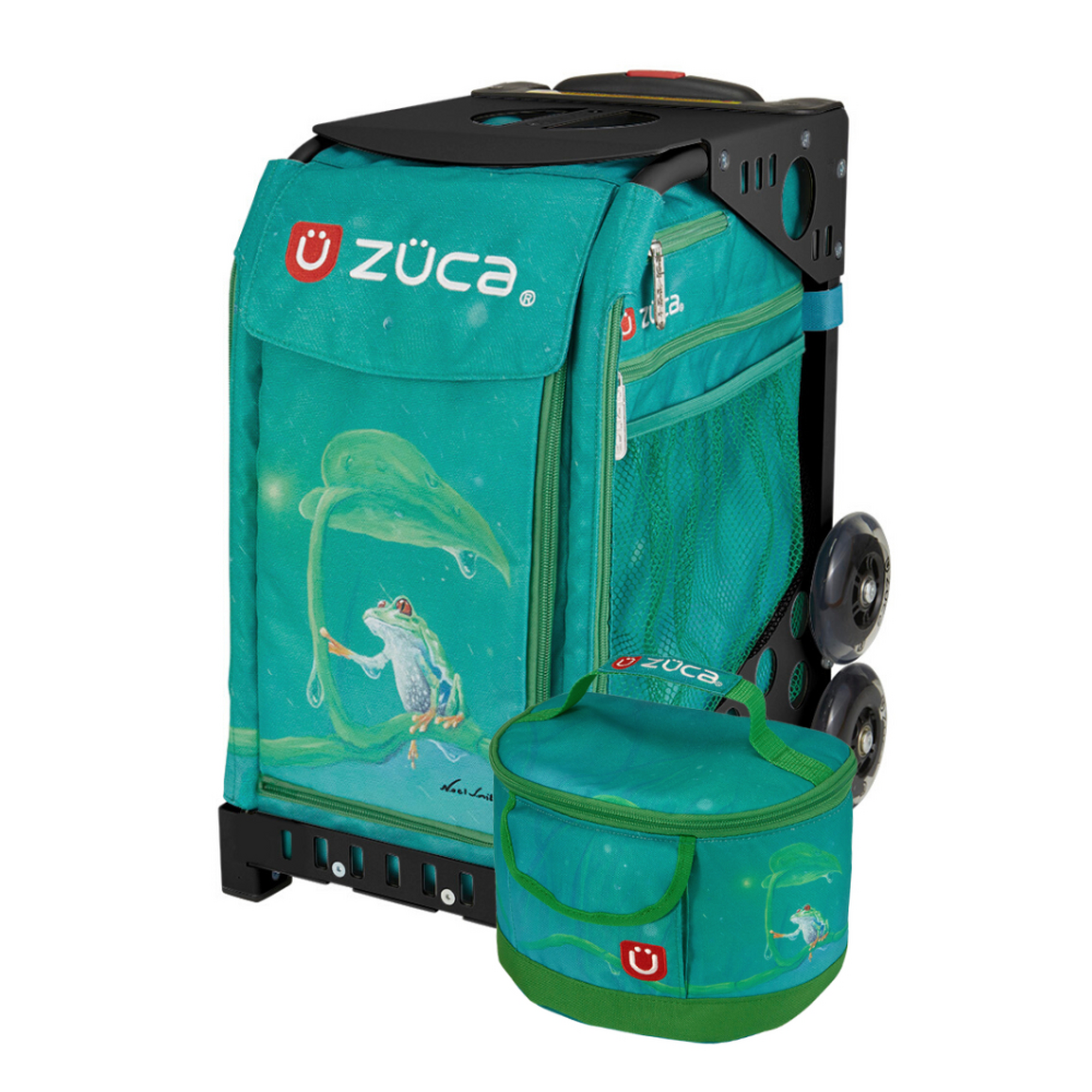Züca suitcase bag with lunchbox Froggy Friend 