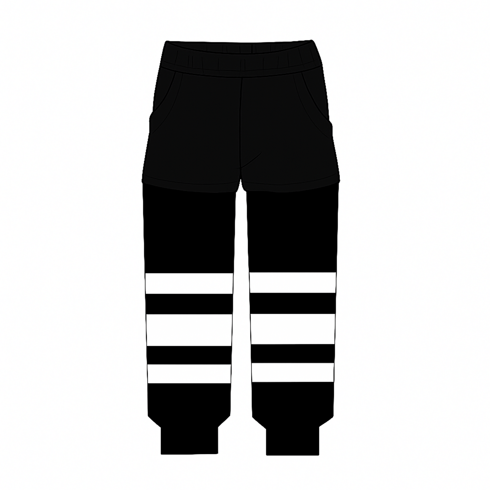 Strumpfosen Schwarz-Weiss Boy