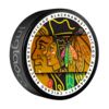 NHL Puck Medallion Chicago