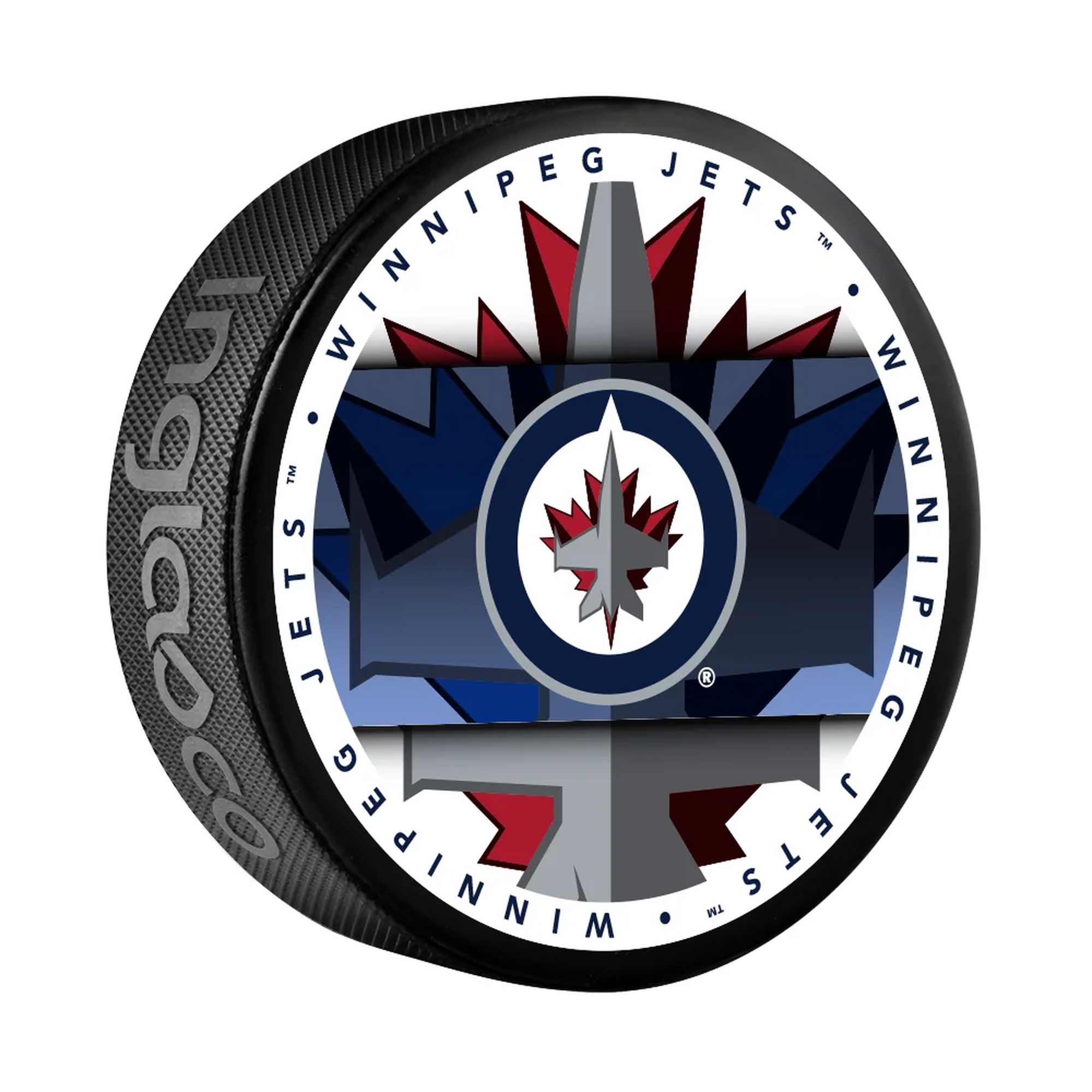 Puck NHL médaillon Winnipeg