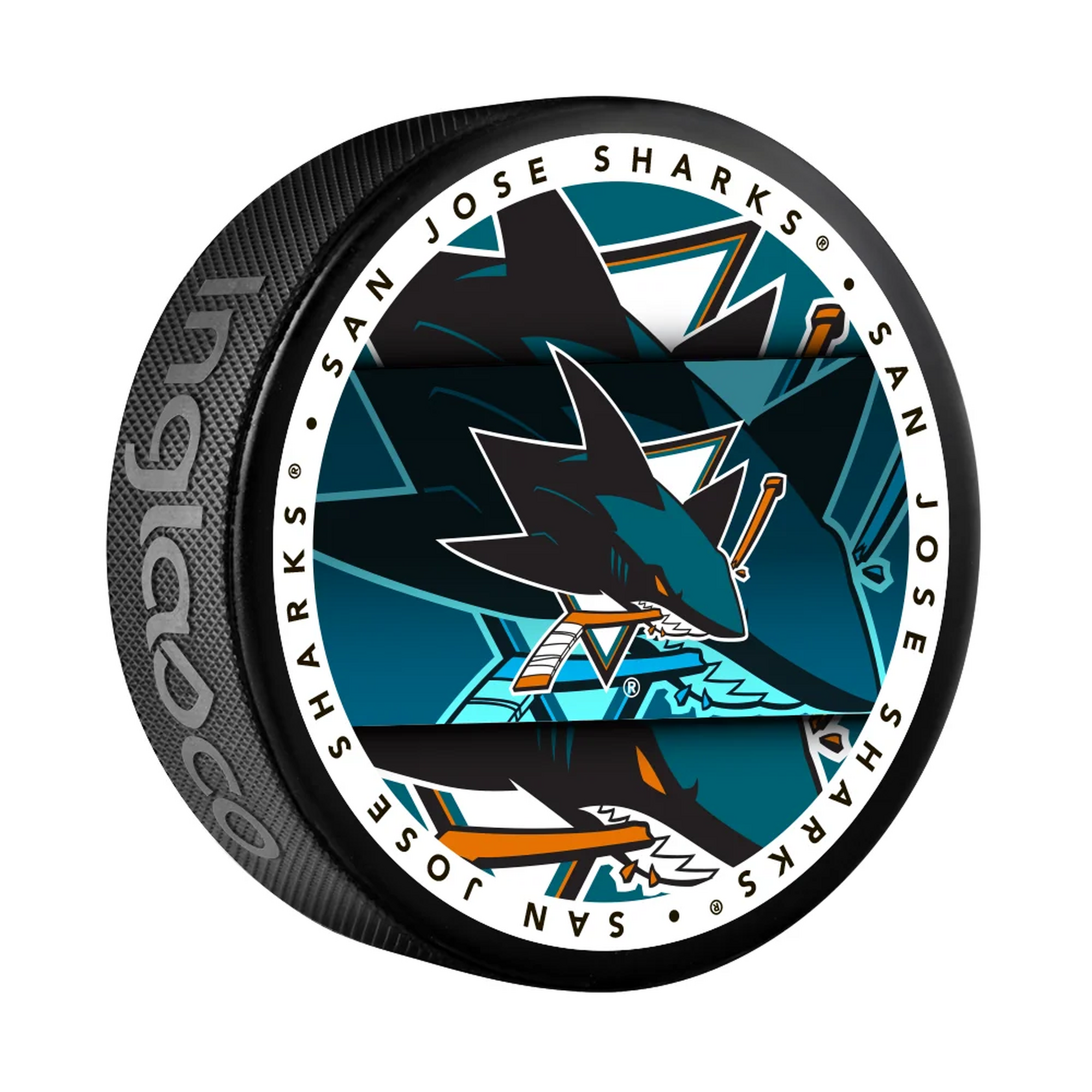 NHL Puck Medallion San José