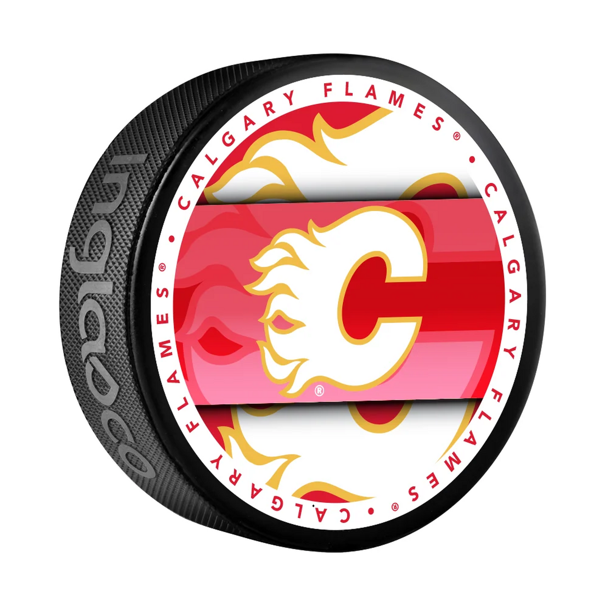 Puck NHL médaillon Calgary